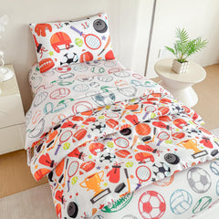 Tailor Shop basketball comforter provides cozy warmth for bedtime