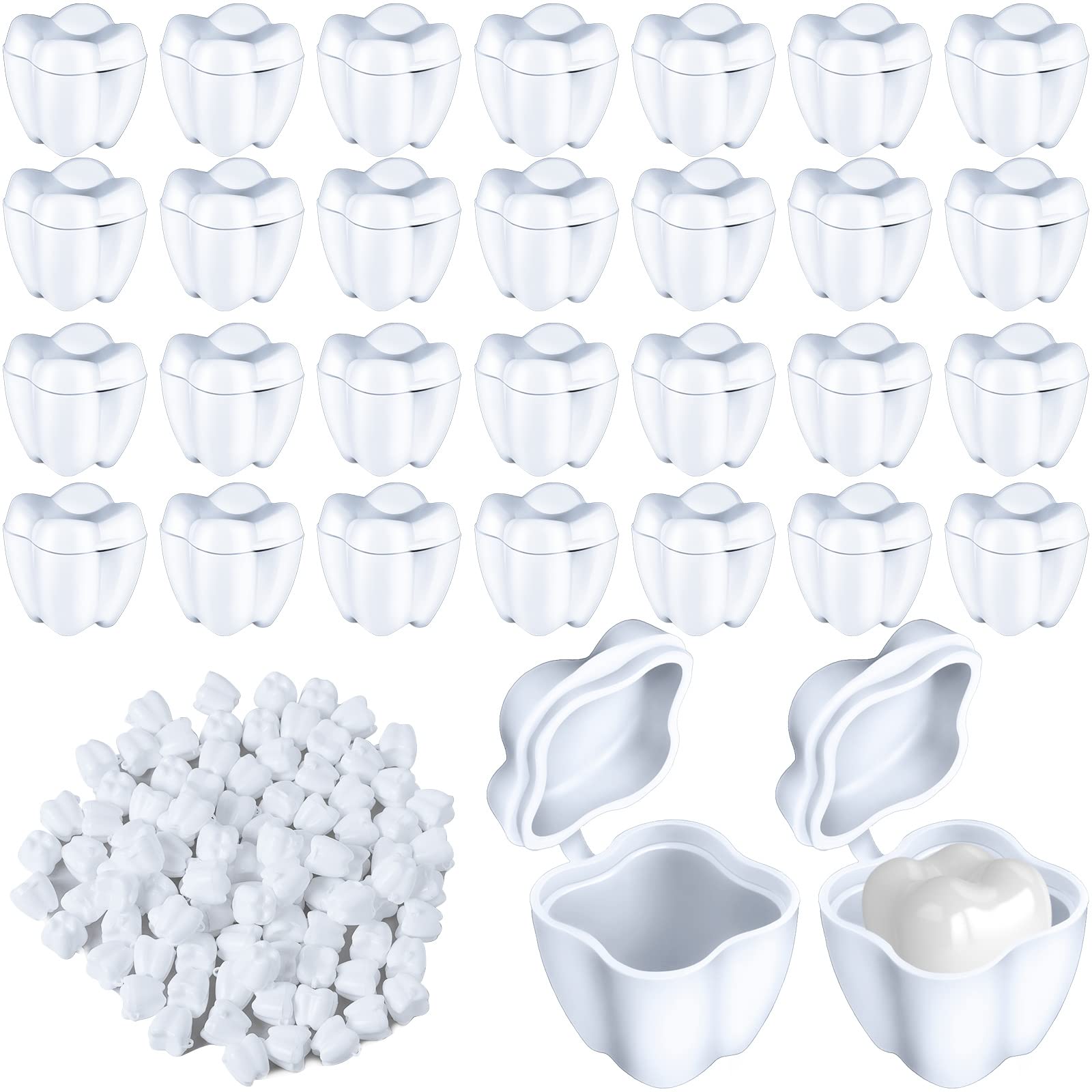 Taiyin tooth savers white box 100-pack for kids' keepsake storage