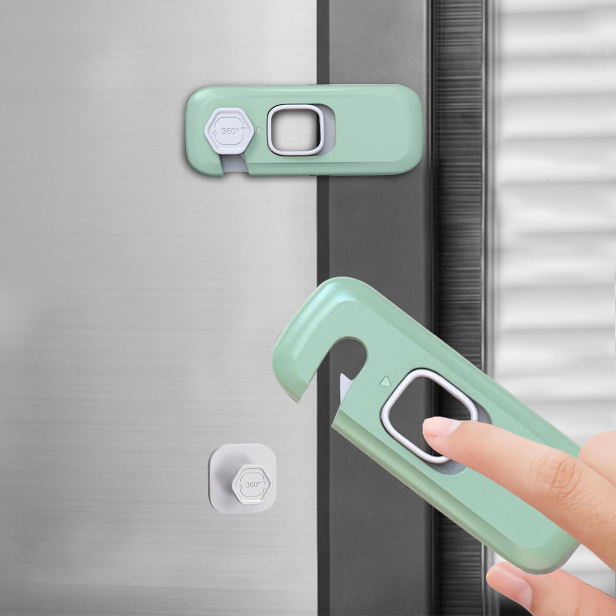 TAJAR BROS 6-pack refrigerator lock secures doors for safer kitchens