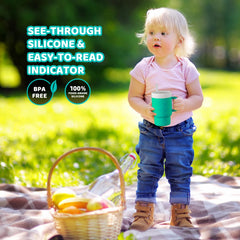 TAKYIT shatterproof silicone body survives drops during toddler play