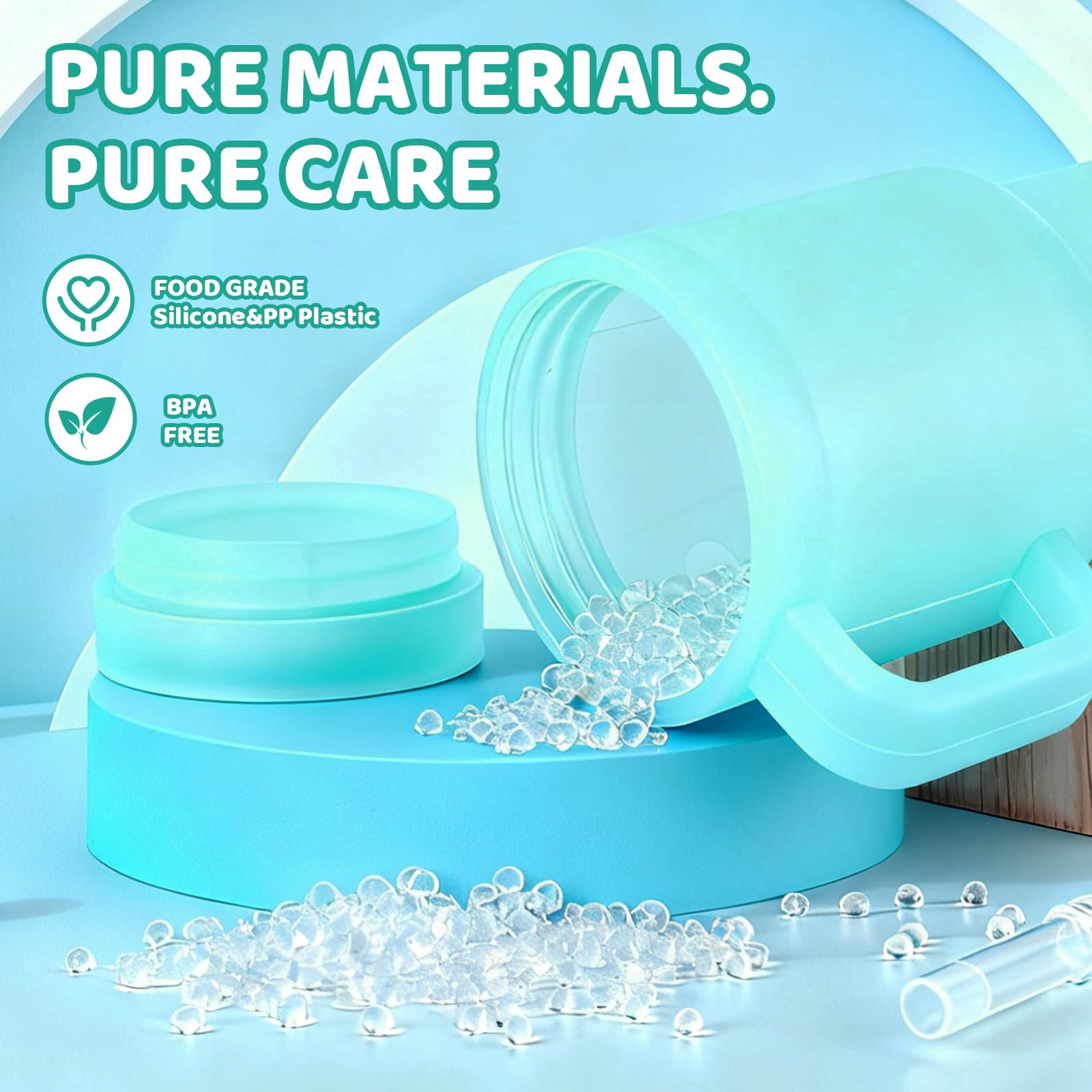Durable TAKYIT silicone withstands daily bumps and drops