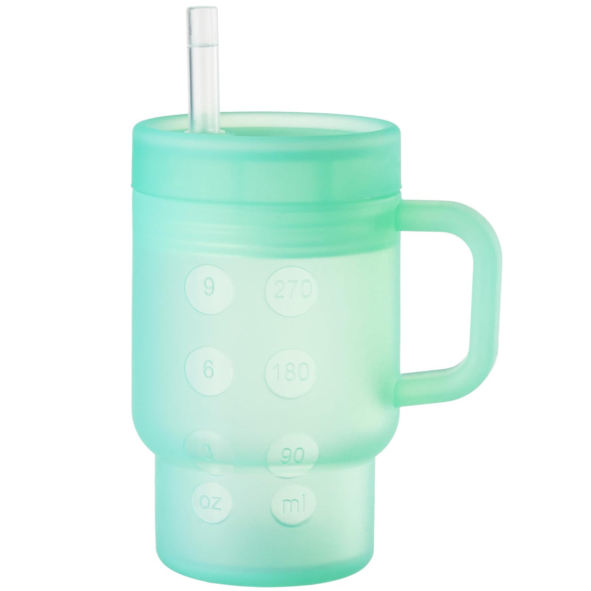TAKYIT sippy cup with straw and handles for easy grip