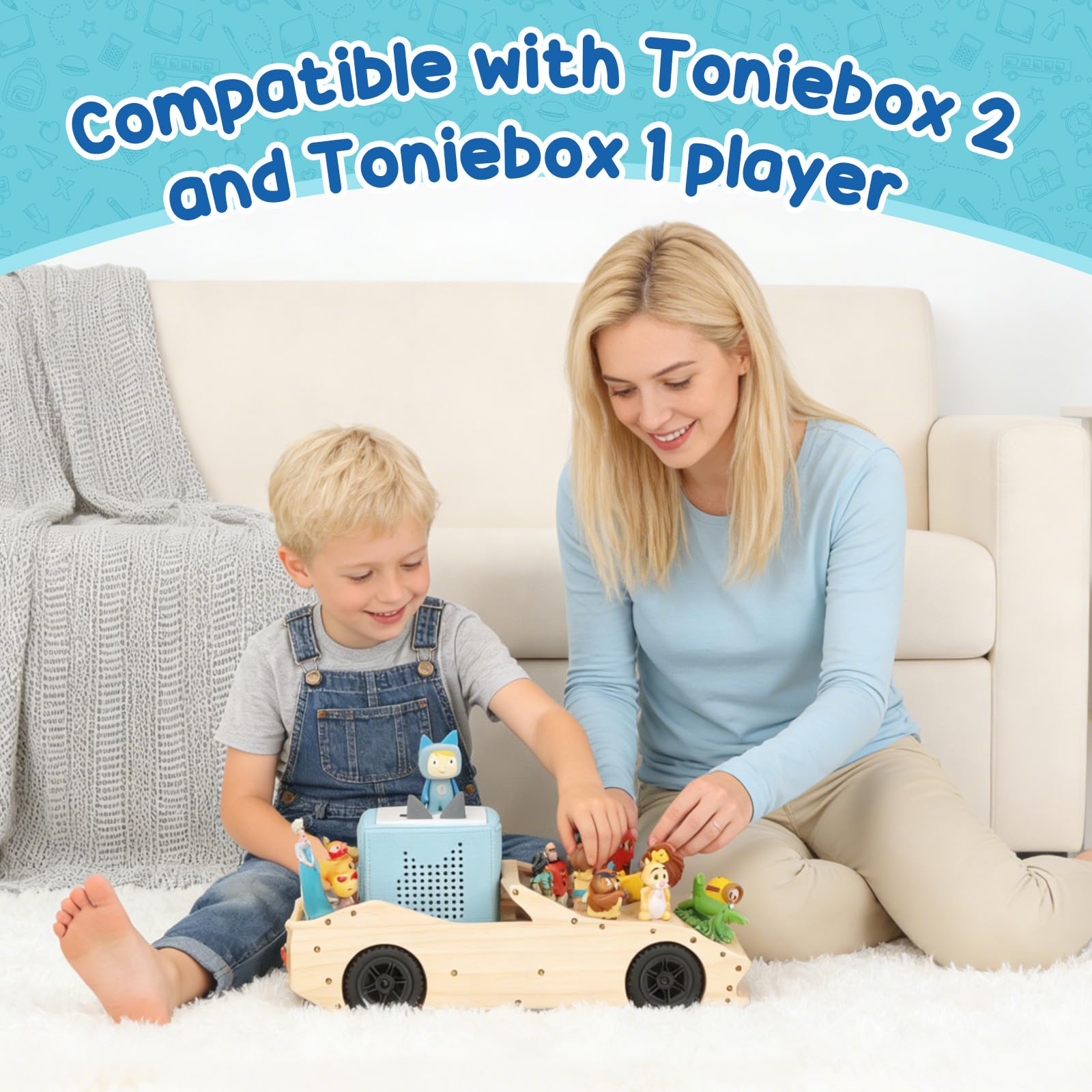 Taladad gift-ready Tonie figure storage for kids