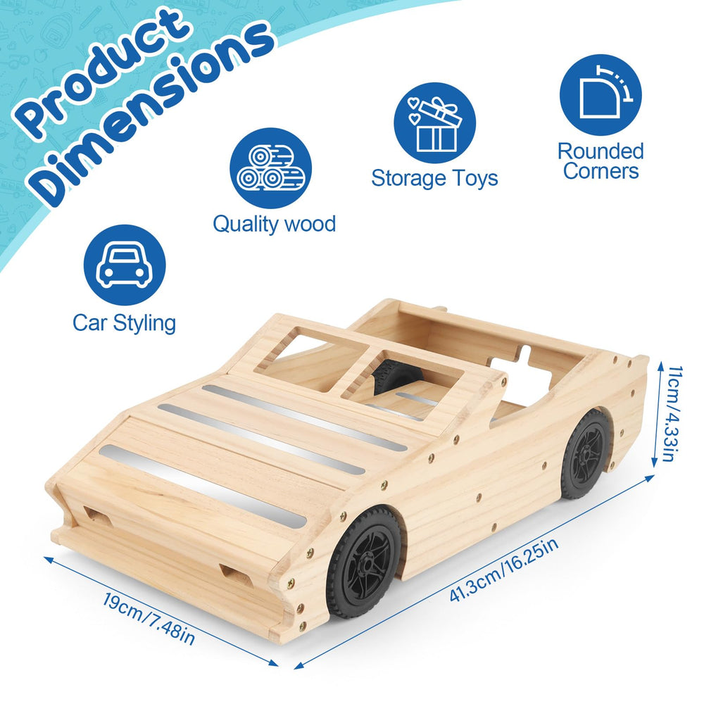 Taladad natural finish wood shelf with smooth edges