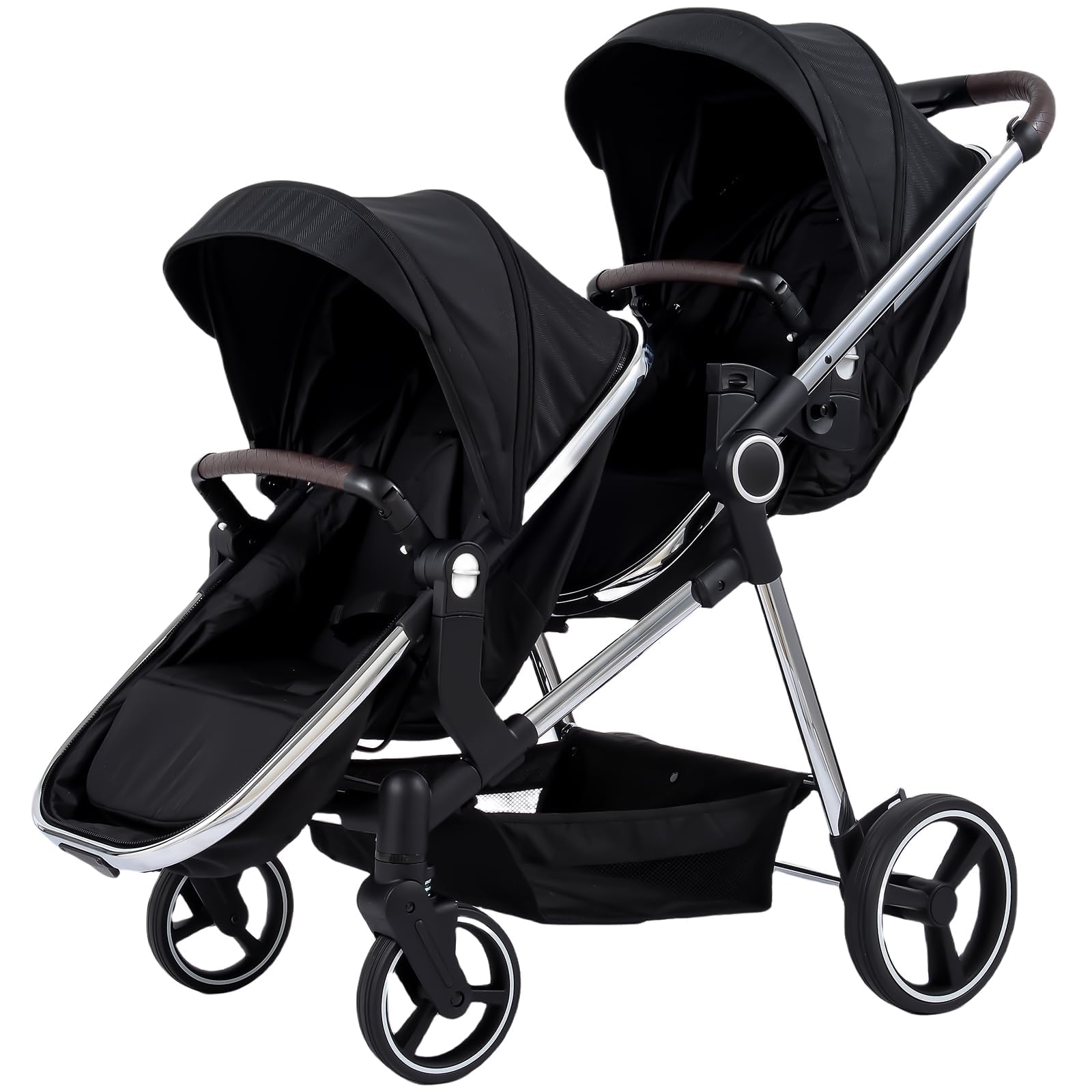 TALENBEEN double stroller twin seats, smooth ride for two kids.