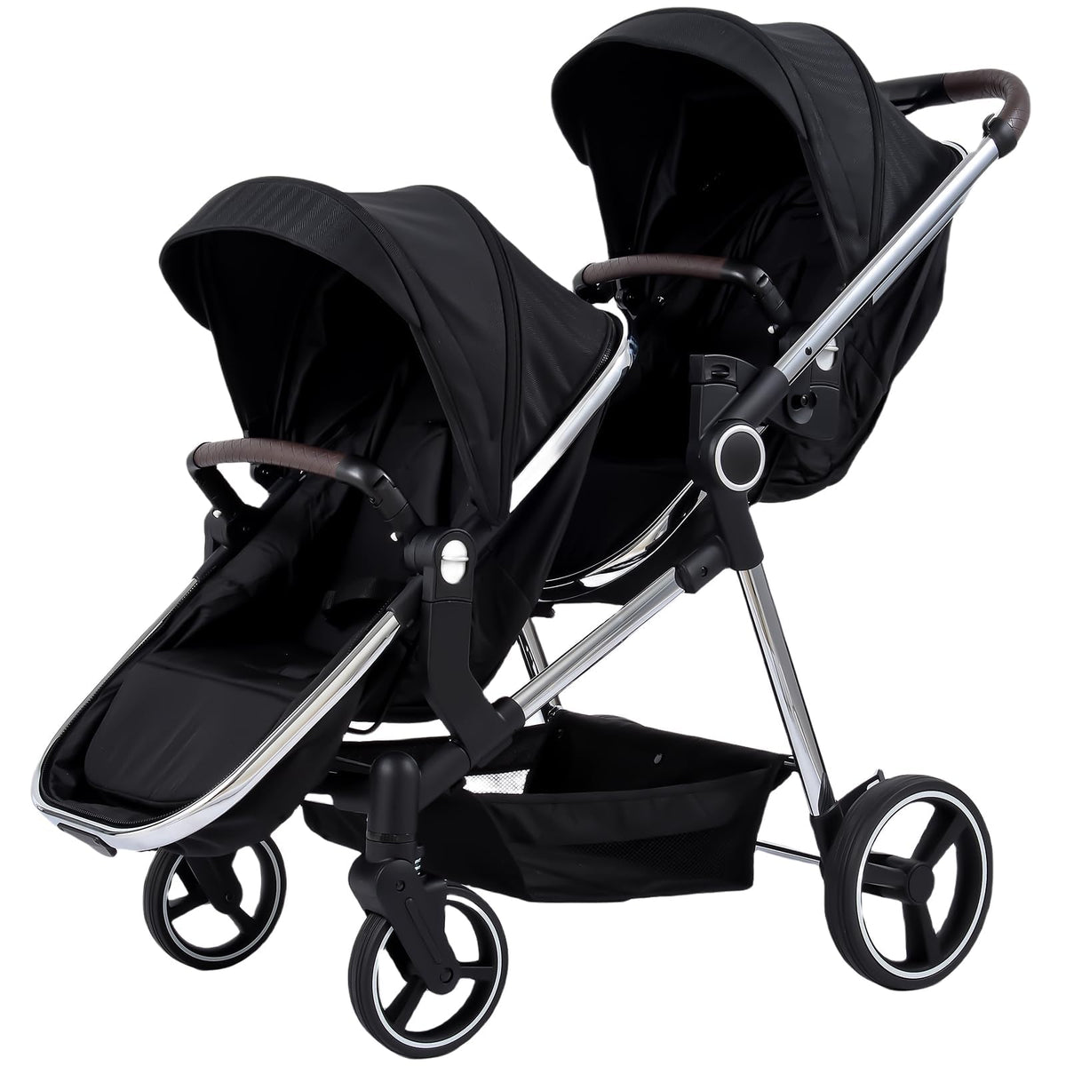 TALENBEEN double stroller twin seats, smooth ride for two kids.