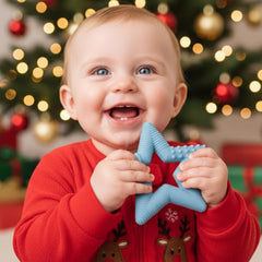 TalkTools Sensory Teeny Teether Star in use as classroom oral fidget