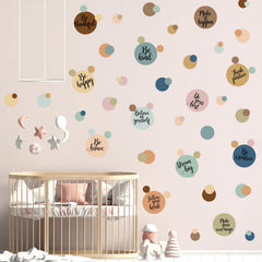 Tallew Morandi color dots bring soft, harmonious energy to bedrooms
