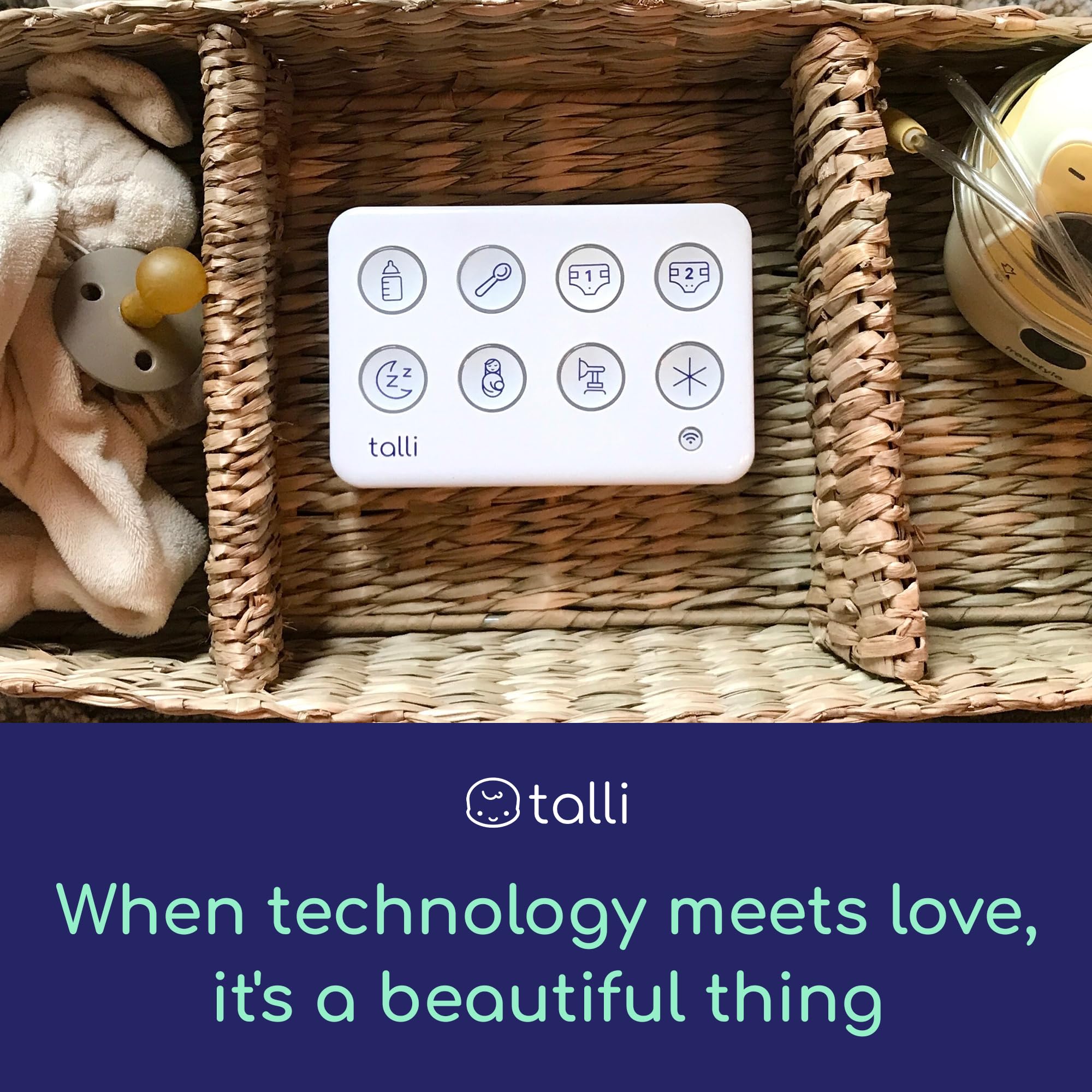 Talli Daily Tracker with Alexa compatibility enables hands free updates.