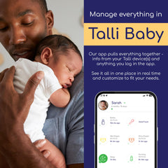 Talli Daily Tracker shows real time data synced to the app across devices.