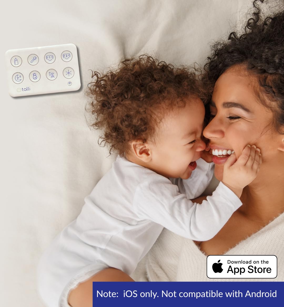 Talli Daily One-Touch Tracker logs feeds and diapers with a single touch.