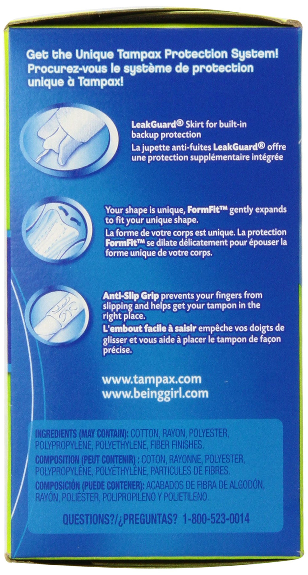 Tampax absorbent-core fit for a comfortable, secure feel throughout your day.