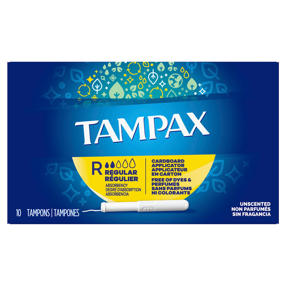 Tampax Cardboard tampons FormFit expansion adapts to your shape for comfort