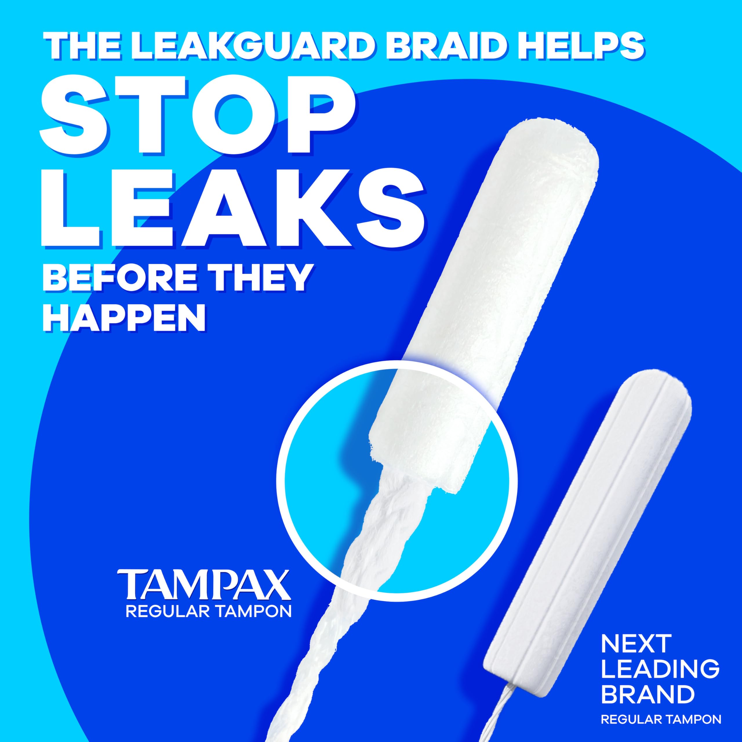 FormFit expansion demonstration on Tampax Pearl for a comfortable, personalized fit.