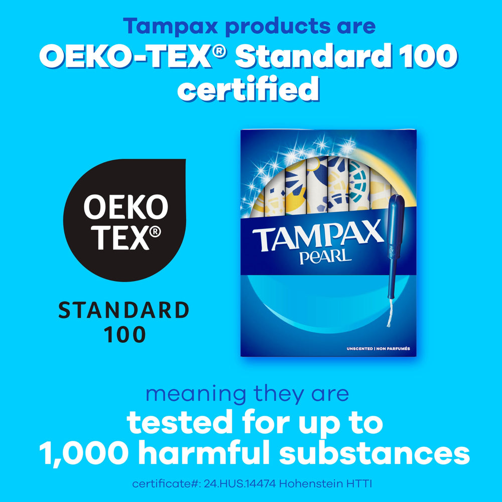 Tampax Pearl LeakGuard protection during activity