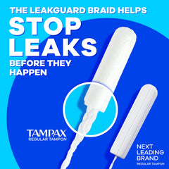 Tampax Pearl Unscented tampon for discreet wear and comfort