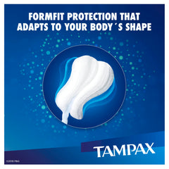 Tampax anti-slip grip aids easy insertion for comfortable use