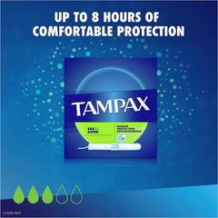 Tampax 80ct applicator full length tampon ready for use