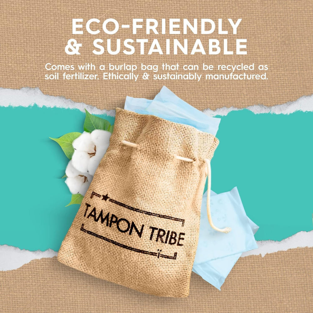 Tampon Tribe 7-count pack ideal for beginners starting lighter flow days.
