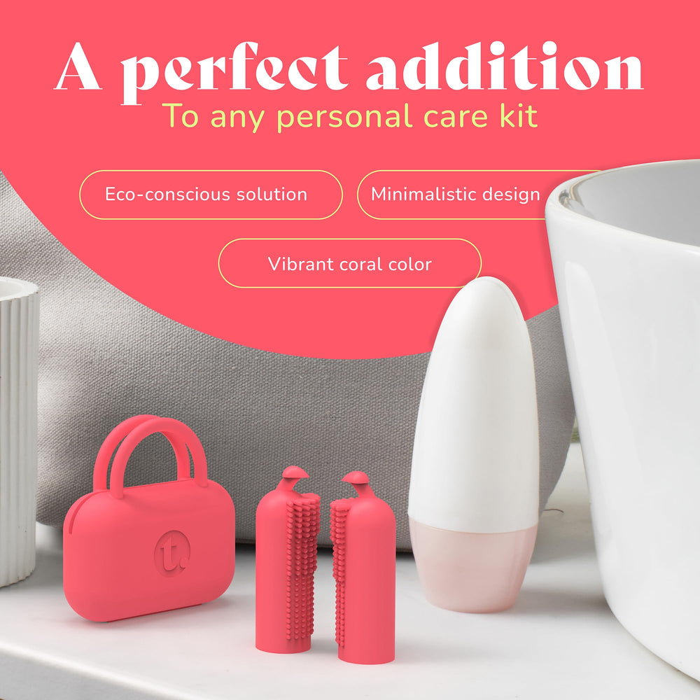TAMPOUT discreet case keeps supplies private and portable.