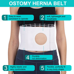 TANDCF ostomy belt securely fixates the pouch to prevent accidental pulls during activity