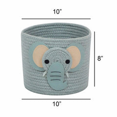 T&T Homewares baby diaper organizer rope basket keeps essentials neatly together