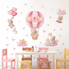 Tanlaby starry pink sky decal adds twinkling accents to kids' rooms.