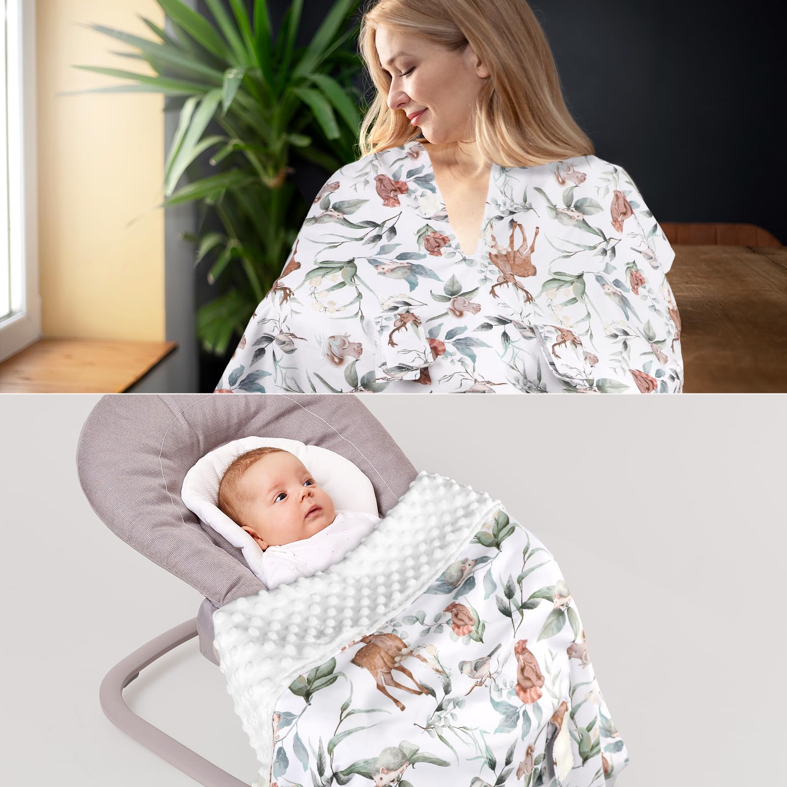 TANOFAR animal leaf pattern design adds cute, practical coverage for outings.