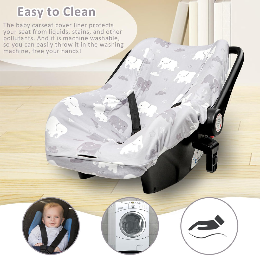 Tanofar grey elephant design adds playful style for any baby.