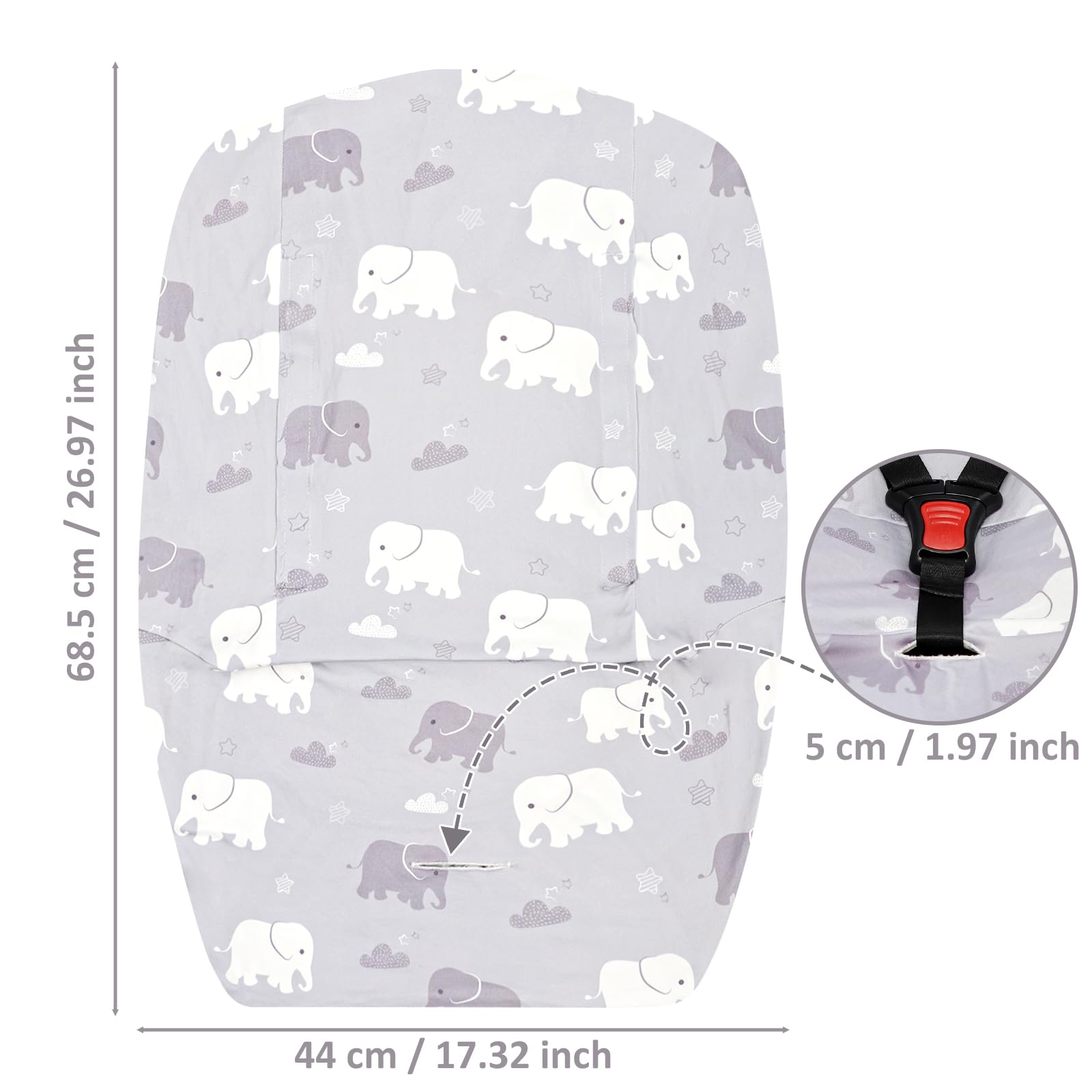 Tanofar car seat liner protects upholstery during trips and outings.