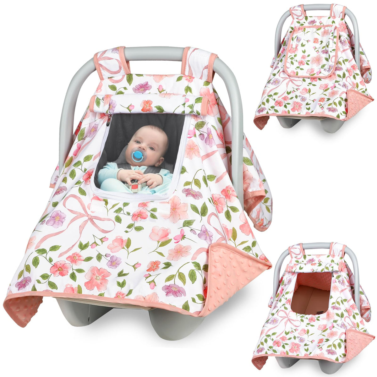 TANOFAR baby carseat cover in warm full coverage for private, cozy rides