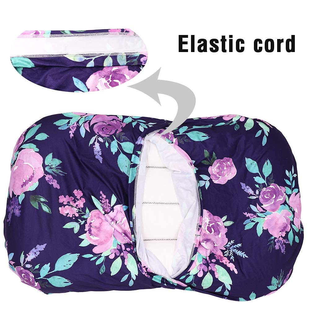 TANOFAR purple flower design brightens nursery while protecting the lounger