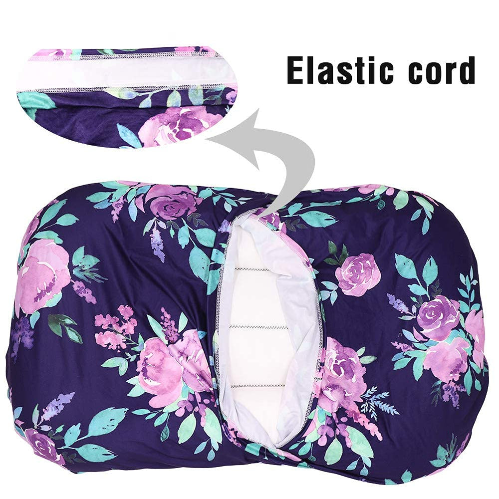 TANOFAR purple flower design brightens nursery while protecting the lounger