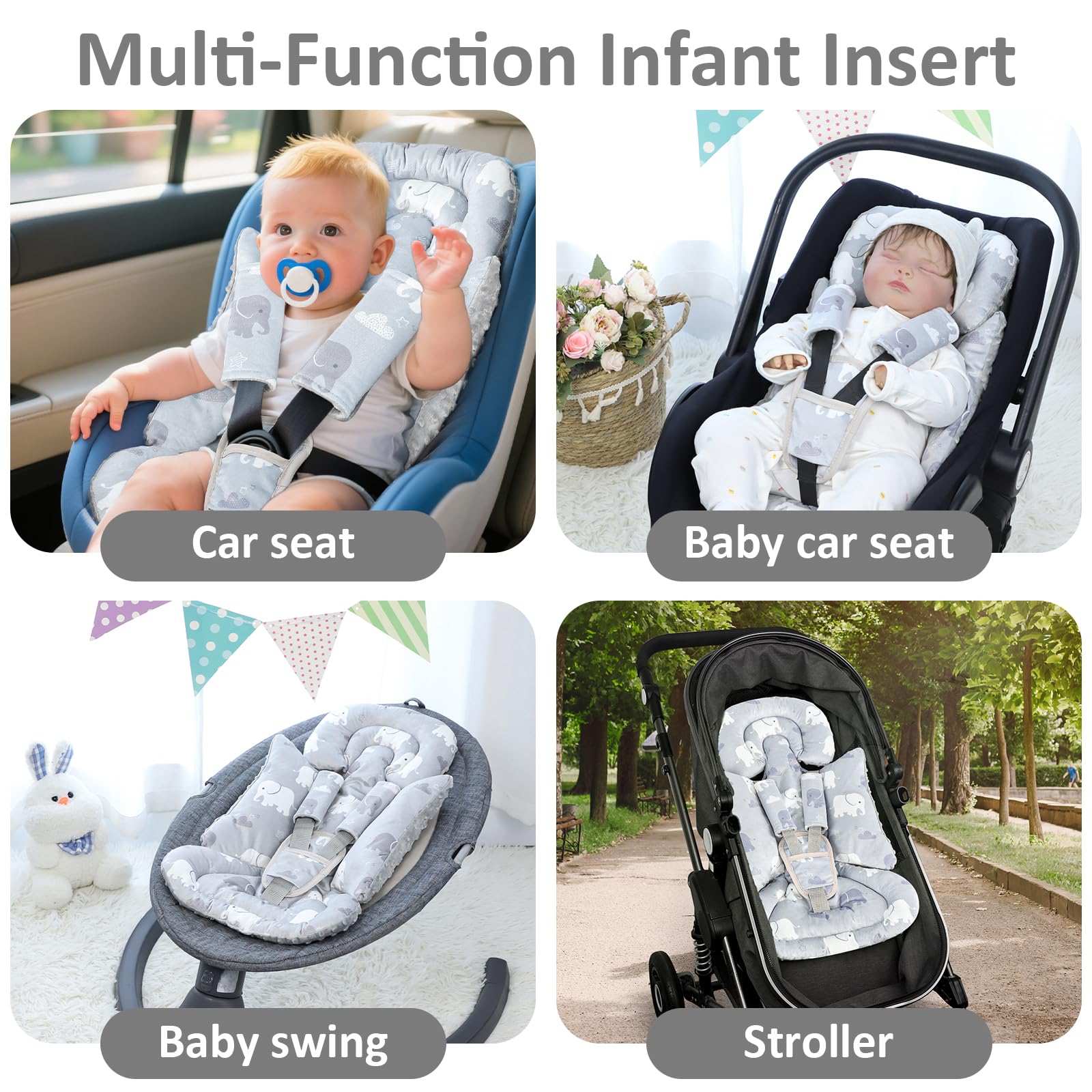 TANOFAR car seat strap covers protect skin and straps