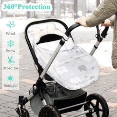 Tanofar carseat cover with elastic edge-fit fits most stroller seats