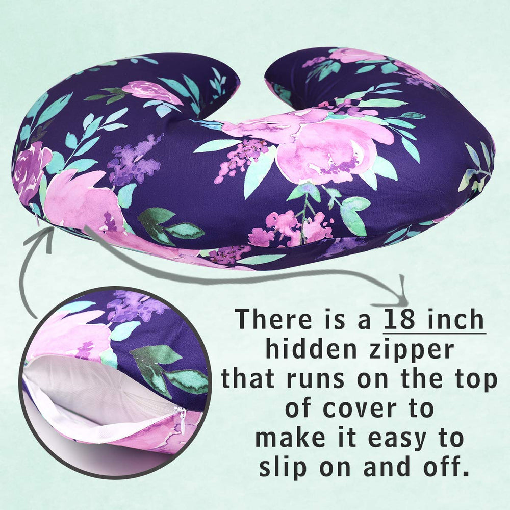 TANOFAR concealed-zip nursing cover keeps the zipper away from baby