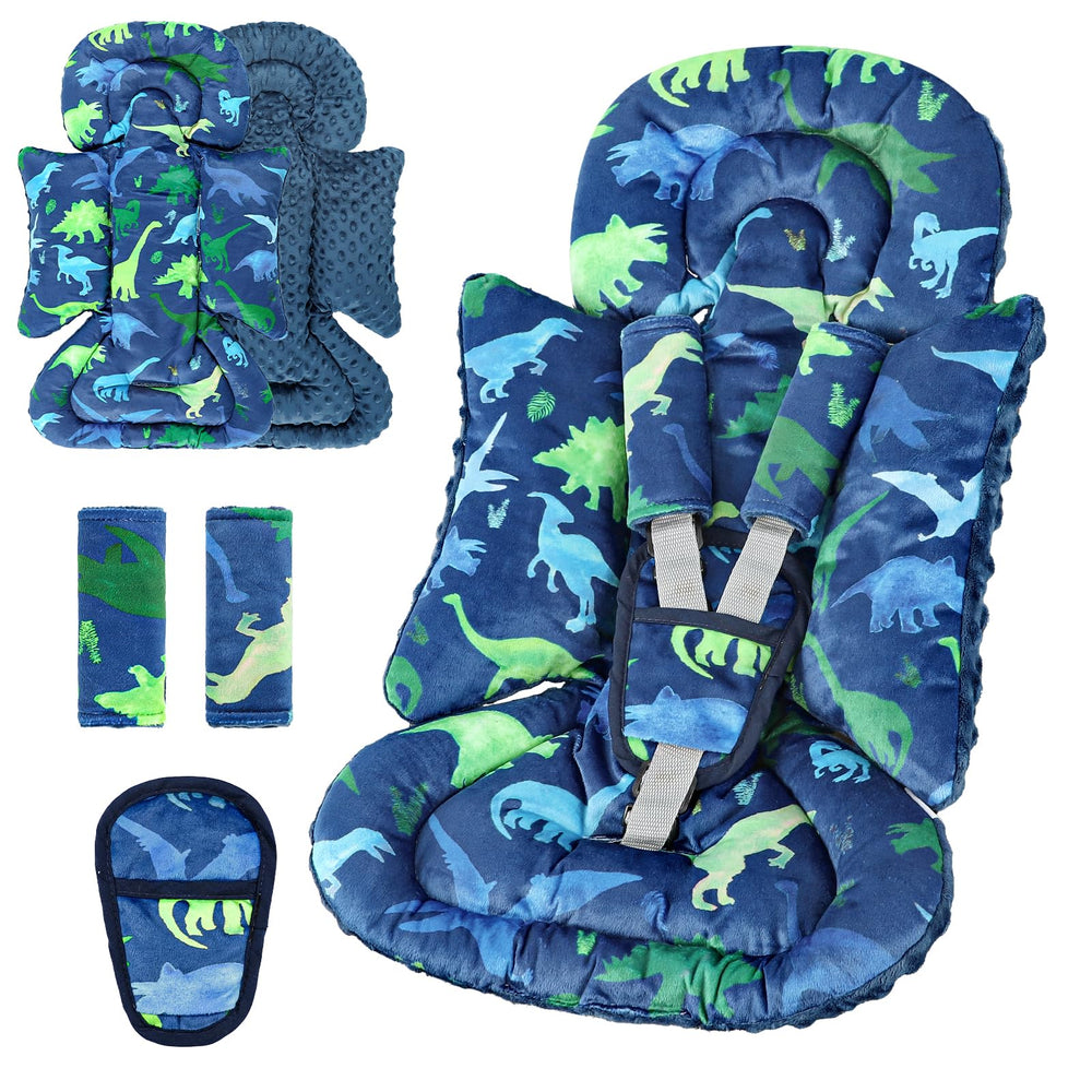 TANOFAR Dinosaur head support front view for newborn comfort on car trips