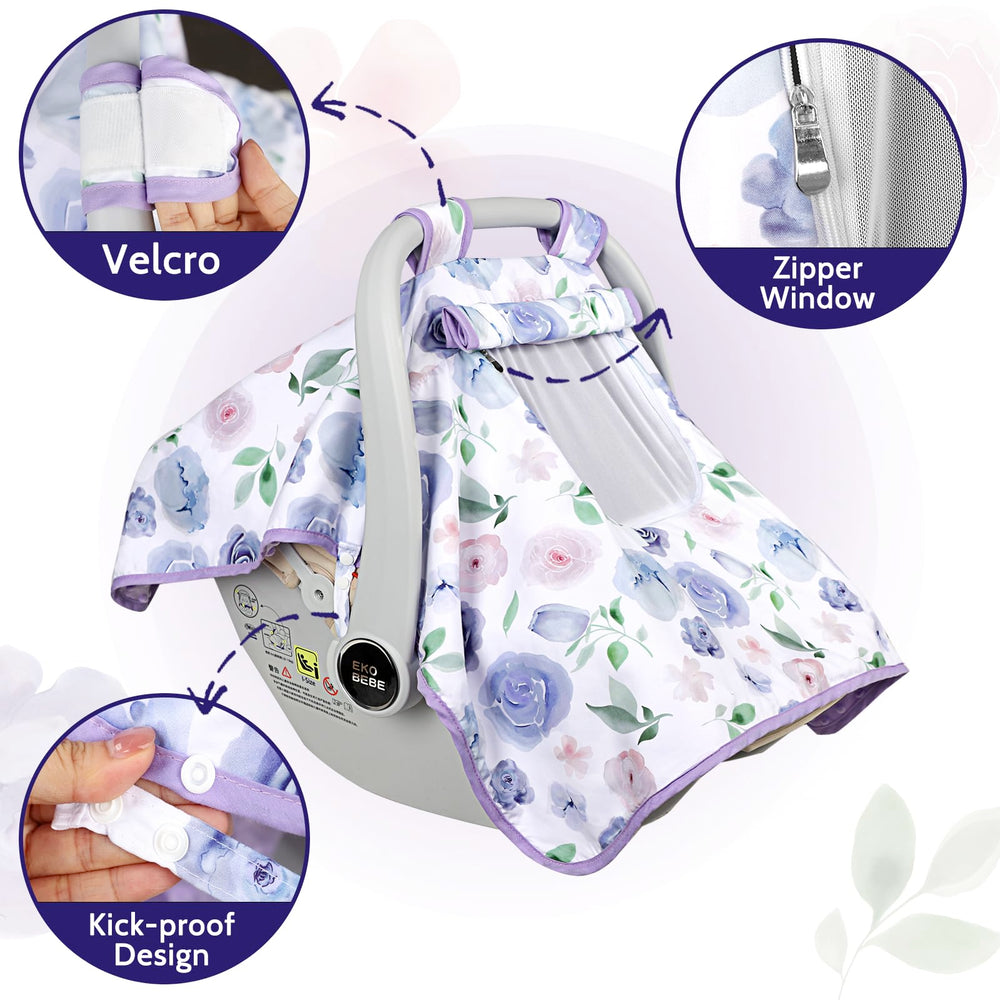 TANOFAR infant minky fabric offers soft, breathable comfort on car trips