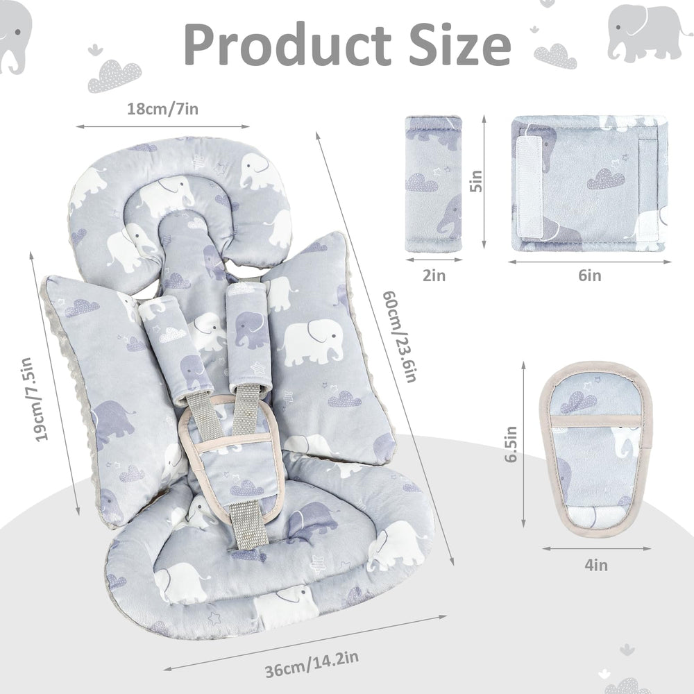 TANOFAR machine washable baby cushion easy cleaning after trips
