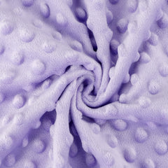 Close up of TANOFAR Minky blanket double layer and soft fleece interior