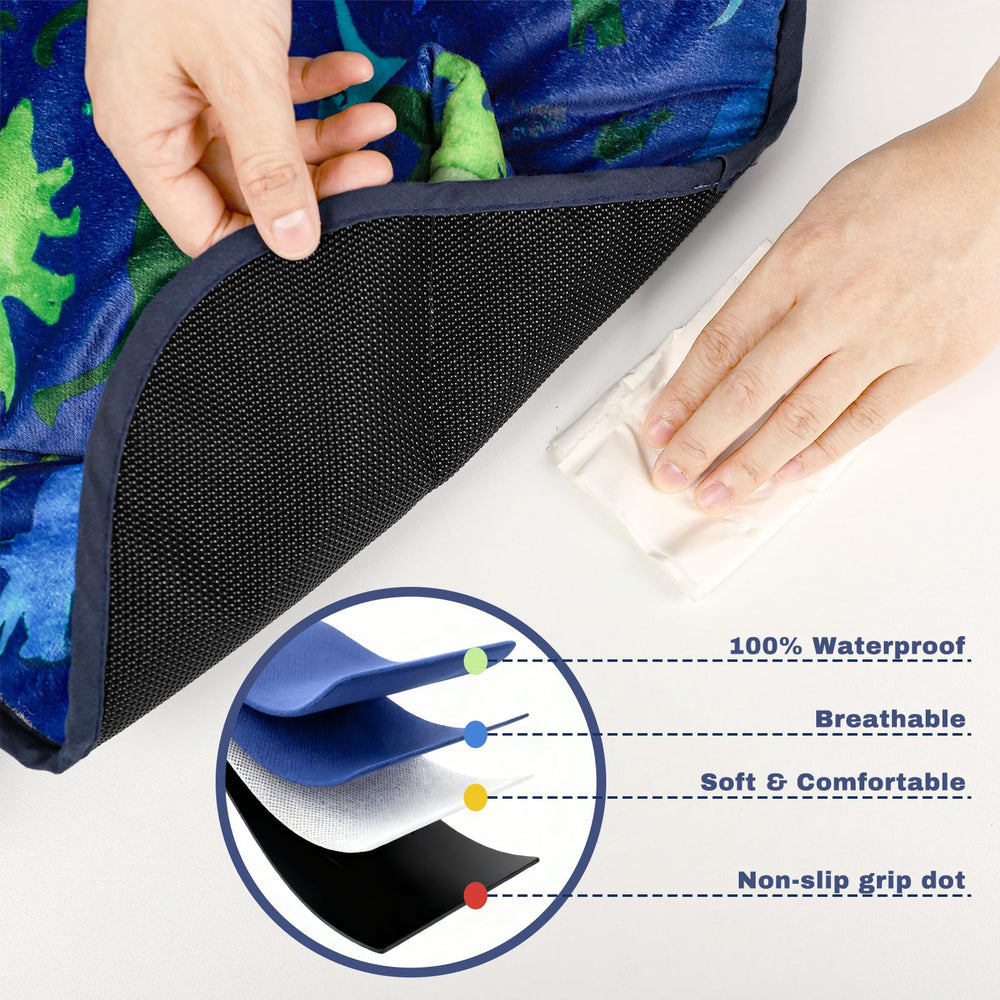 TANOFAR multi-use liner fits car seats, strollers, highchairs, and shopping carts