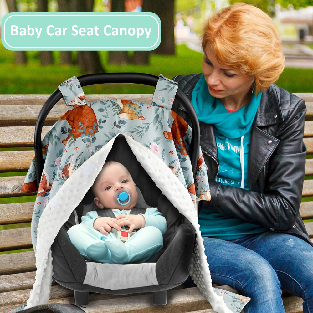 TANOFAR multiuse infant cover doubles as breastfeeding shield or blanket.