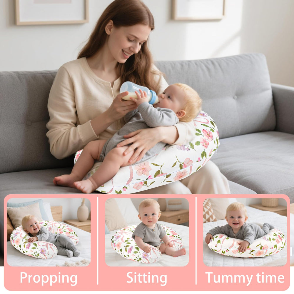 Tanofar pink bow cover makes a thoughtful baby shower gift idea