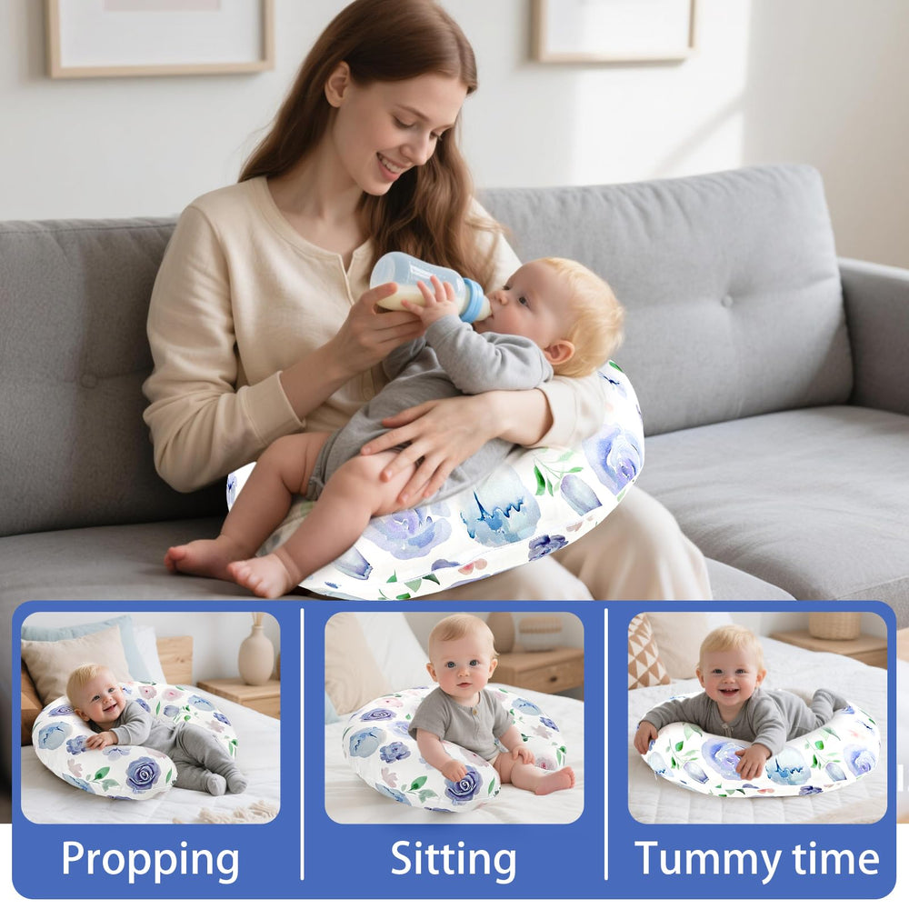 TANOFAR nursing pillow cover makes a stylish baby shower gift.