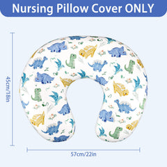 TANOFAR nursing pillow cover features easy-on, easy-off design for quick changes.