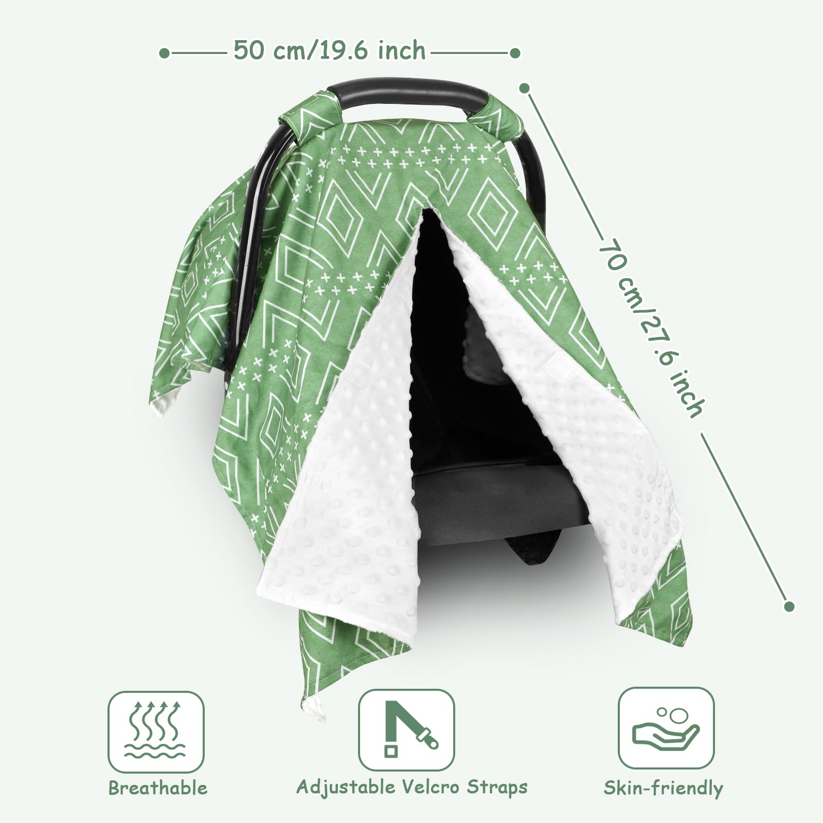 TANOFAR stroller cover provides multi-use convenience on outings.