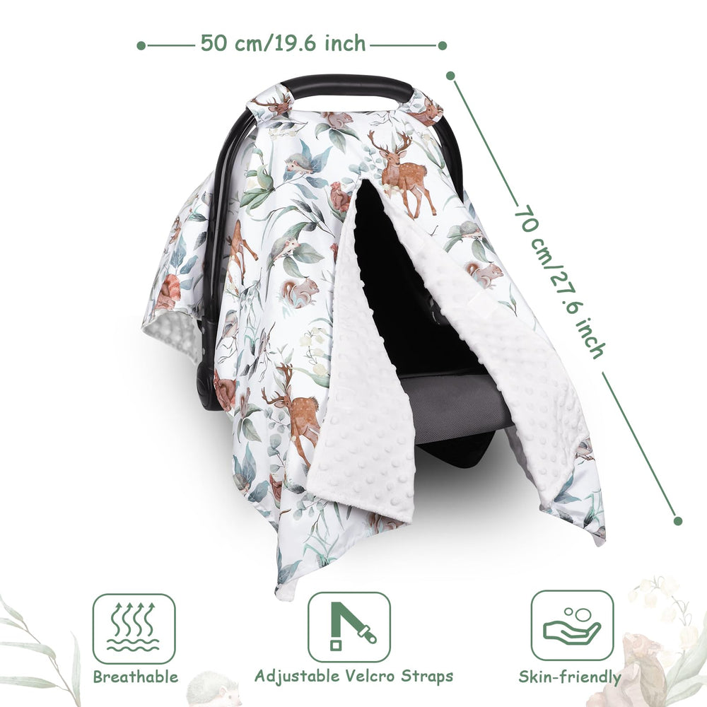 TANOFAR multi-use design functions as canopy, nursing cover, changing pad, and blanket.