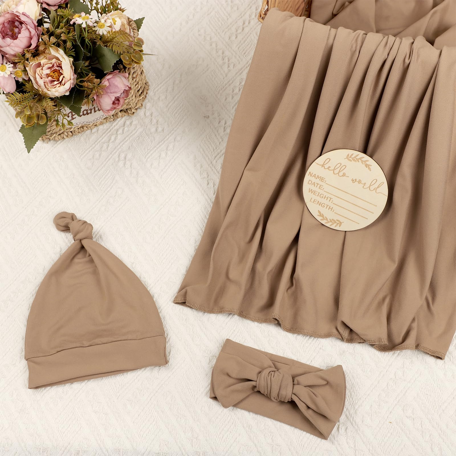Tanofar swaddle used as nursing cover for discreet feeds.