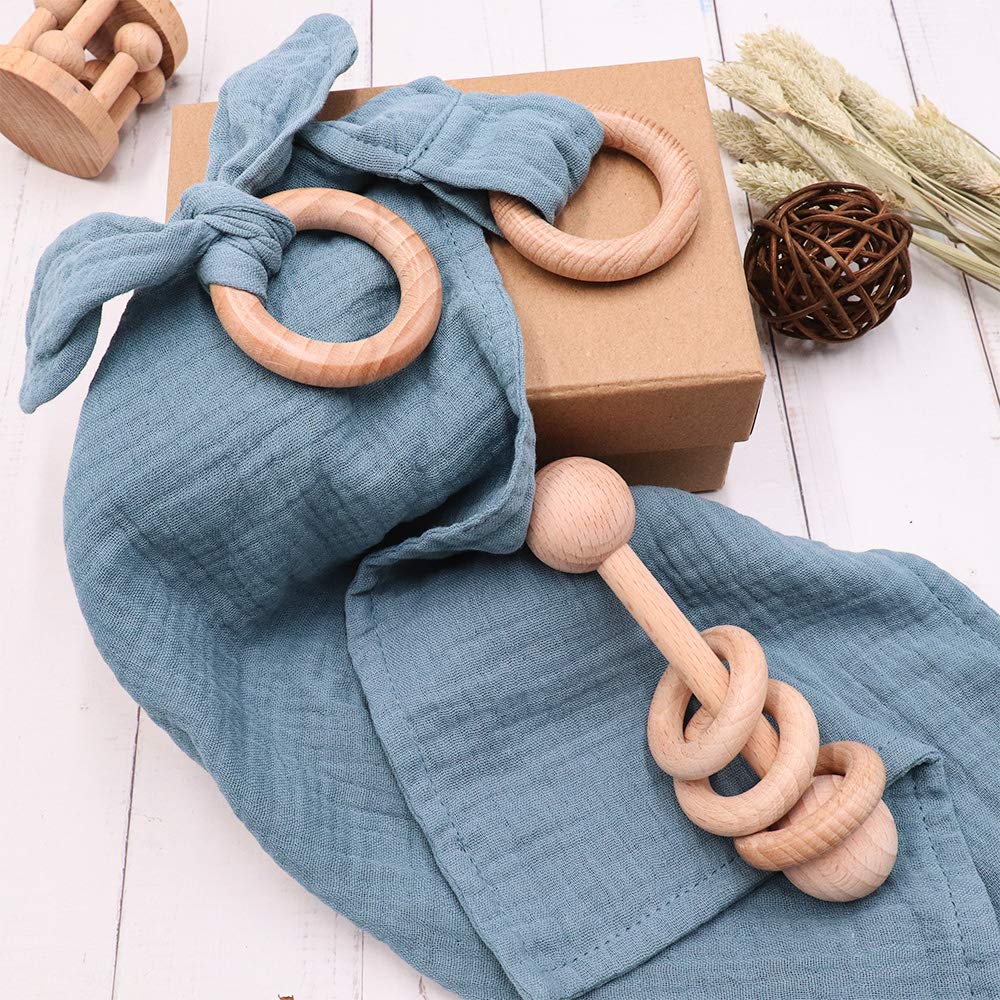 Tanofar wooden rattle closeup reveals natural grain and gentle sound.