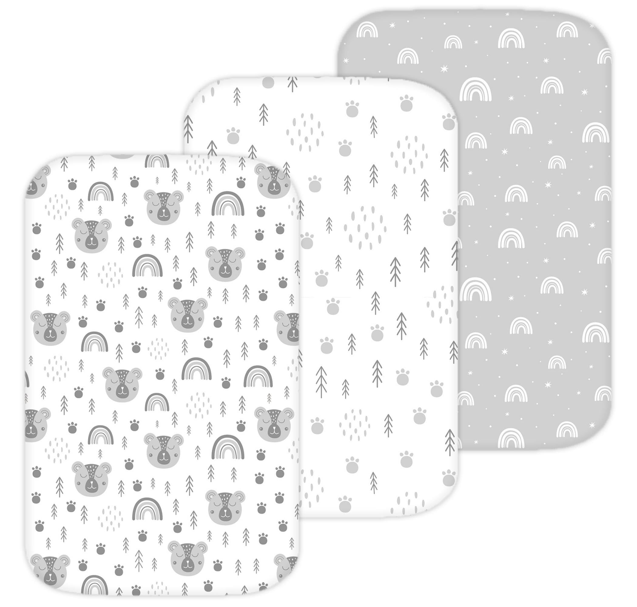 TansyPanda bassinet sheet 33x20 fits securely on compatible bedside sleepers